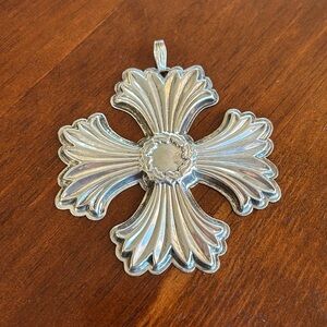 1996 Reed and Barton Christmas cross, sterling